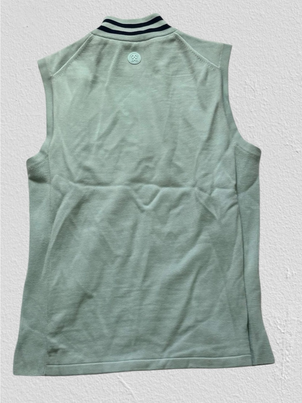 G/Fore G4 Fold Wind Breaker Wool Vest Mens Light Blue - Picture 3 of 6